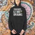 Teachers Love Brains Zombie Halloween Hilarious Men Hoodie, gift for family, gift for coworker Teachers Love Brains Zombie Halloween Hilarious Men Hoodie, gift for family, gift for coworker