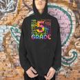 Tie Dye 5th Grade Typography Team Fifth Grade Teacher For Men Women Girls Kids Men Hoodie, gift for family, gift for coworker