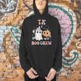 TK Boo Crew Retro Groovy Halloween Floral Ghost TK Teacher Men Women Kids Men Hoodie, Groovy Teacher Hoodies, gift for family, gift for coworker