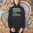 History Teacher Definition Back To School First Day Men Hoodie, History Teacher Hoodies, gift for family, gift for coworker