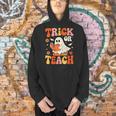Trick Or Teach Halloween Shirt For Teacher Kids Floral Ghost Men Hoodie, gift for family, gift for coworker Trick Or Teach Halloween Shirt For Teacher Kids Floral Ghost Men Hoodie, gift for family, gift for coworker