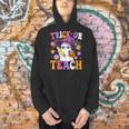 Trick Or Teach Teacher Ghost Teaching Fun Halloween Teacher Men Hoodie, gift for family, gift for coworker Trick Or Teach Teacher Ghost Teaching Fun Halloween Teacher Men Hoodie, gift for family, gift for coworker