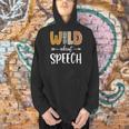 Wild About Speech SLP Leopard Teacher Back To School Kids Men Hoodie, gift for family, gift for coworker Wild About Speech SLP Leopard Teacher Back To School Kids Men Hoodie, gift for family, gift for coworker