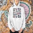 Retro IT'S ME Hi I'm The TEACHER Groovy Testing Squad Pink Men Hoodie, Groovy Teacher Hoodies, gift for family, gift for coworker Retro IT'S ME Hi I'm The TEACHER Groovy Testing Squad Pink Men Hoodie, Groovy Teacher Hoodies, gift for family, gift for coworker