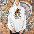 Thanksgiving Shirt Teacher Women Messy Bun Thankful Teacher Men Hoodie, gift for family, gift for coworker Thanksgiving Shirt Teacher Women Messy Bun Thankful Teacher Men Hoodie, gift for family, gift for coworker