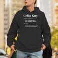 Cello Guy Definition Cello Player Classical Music Teacher Men Hoodie, funny gift