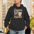Coffee Teach Repeat Teacher Men Hoodie, funny gift