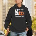 Fall Kindergarten Teacher K Is For Buffalo Plaid Pumpkin Men Hoodie, funny gift Fall Kindergarten Teacher K Is For Buffalo Plaid Pumpkin Men Hoodie, funny gift