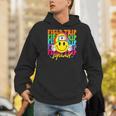 Field Trip Squad Groovy Field Day Smile Face Teacher Tie Dye Men Hoodie, Groovy Teacher Hoodies, funny gift