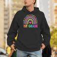 First Grade Rainbow Girls Boys Teacher Team 1st Grade Squad Men Hoodie, First Grade Teacher Hoodies, funny gift