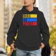Leer Es Poder Colombian Spanish Teacher Maestra Colombia Men Hoodie, funny gift