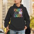 Readers Are Leaders Reading Book Lovers Teacher Women Kids Men Hoodie, funny gift