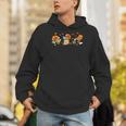 Turkey Reading Books Fall Thanksgiving Teacher Book Lovers Men Hoodie, funny gift