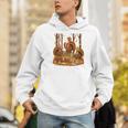 Librarian Turkey Reading Book Fall Thanksgiving Teacher Book Men Hoodie, funny gift