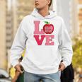 Love Kindergarten Cute Apple School Teacher Men Hoodie, funny gift