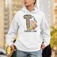T Is For Teacher’s Aide Back To First Day Of School Leopard Men Women Girls Kids Men Hoodie, funny gift