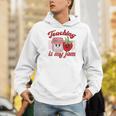 Teaching Is My Jam Cute Strawberry For Women Teachers Men Hoodie, funny gift