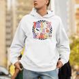 Trick Or Teach Retro Groovy Halloween Teacher Men Hoodie, Groovy Teacher Hoodies, funny gift