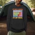 AAC Awareness AAC Teacher It's Not A Screen It's My Voice Men Women Men Hoodie, novelty gifts, funny gifts