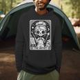 Artist Tarot Card Skeleton Painter Art Teacher Witchy Men Hoodie, novelty gifts, funny gifts