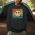 Back To School Groovy Smile Preschool Teachers Students Kids Men Hoodie, novelty gifts, funny gifts Back To School Groovy Smile Preschool Teachers Students Kids Men Hoodie, novelty gifts, funny gifts