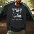 Blues Music Band Lover Vintage Guitar Teacher Blues Men Hoodie, novelty gifts, funny gifts