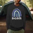 Bulldogs School Mascot Rainbow Teacher Lover Men Hoodie, novelty gifts, funny gifts