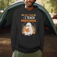 You Cant Scare Me I Teach Preschool Halloween Teacher Men Hoodie, novelty gifts, funny gifts