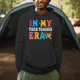 Cute Coffee Glass Face Happy Day In My Tired Teacher ERA For Men Women Men Hoodie, novelty gifts, funny gifts