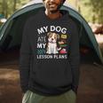 My Dog Ate My Lesson Plan Teacher Back To School Men Hoodie, novelty gifts, funny gifts