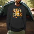 Fall Teacher Pumpkin Coquette Bow Autumn Classroom Men Hoodie, novelty gifts, funny gifts