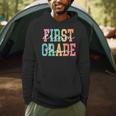 First Grade Dream Team Back To School 1st Grade Teacher Men Hoodie, novelty gifts, funny gifts