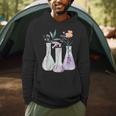 Flowers Test Tube Chemistry Student Science Teacher Women Men Hoodie, novelty gifts, funny gifts Flowers Test Tube Chemistry Student Science Teacher Women Men Hoodie, novelty gifts, funny gifts