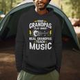 Some Grandpas Play Bingo Real Grandpas Teach Music Teacher Men Hoodie, novelty gifts, funny gifts