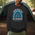 Happy Teacher I Wear Blue For My Students Autism Awareness Men Hoodie, novelty gifts, funny gifts