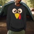 Hilarious Turkey Halloween Thanksgiving Teacher Nurse Men Hoodie, novelty gifts, funny gifts