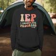 IEP I Encourage Progress Special Education Teacher Graphics Men Hoodie, novelty gifts, funny gifts