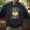 I Am Their Voice They Are My Heart Autism Awareness Teacher Men Hoodie, novelty gifts, funny gifts