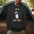 It's Fri-Yay Dabbing Penguin Friday Weekend Teacher Student Men Hoodie, novelty gifts, funny gifts