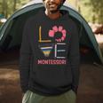Love Montessori Education Math Teacher Men Hoodie, novelty gifts, funny gifts
