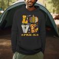 LOVE Pre-K Pumpkin Teacher Student Halloween Costume Men Hoodie, novelty gifts, funny gifts