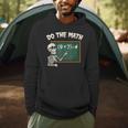 Do The Math 67 Meme Joke Halloween Skeleton Math Teacher Men Hoodie, novelty gifts, funny gifts