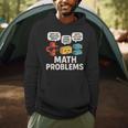 Math Problems Symbols Teacher Back To School Girl Boy Men Hoodie, novelty gifts, funny gifts