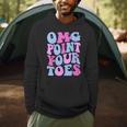 OMG Point Your Toes Dancing Teacher Tap Dancer Dance For Men Women Kids Men Hoodie, novelty gifts, funny gifts