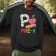 P Is For Pre K Teacher Student Pencil Apple Back To School Men Hoodie, novelty gifts, funny gifts P Is For Pre K Teacher Student Pencil Apple Back To School Men Hoodie, novelty gifts, funny gifts