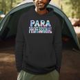 Paraprofessional Groovy Back To School Cute Teachers Women Men Hoodie, novelty gifts, funny gifts