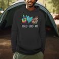 Peace Love Art Painting Palette Art Teacher Men Hoodie, novelty gifts, funny gifts Peace Love Art Painting Palette Art Teacher Men Hoodie, novelty gifts, funny gifts