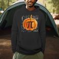 Pumpkin Pie Halloween Thanksgiving Math Teacher Pi Day Men Hoodie, novelty gifts, funny gifts