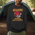 Reading Super Power Activated Superhero Teacher Or Student Men Women Girls Kids Men Hoodie, novelty gifts, funny gifts