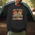Retro Fall In Love With Learning Autumn Pumpkin Teacher Kids Men Hoodie, novelty gifts, funny gifts Retro Fall In Love With Learning Autumn Pumpkin Teacher Kids Men Hoodie, novelty gifts, funny gifts